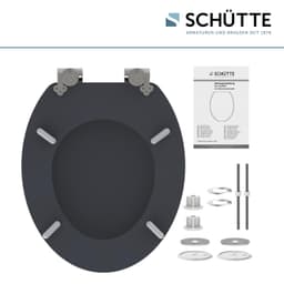 Schütte WC-Sitz SPIRIT | Schwarz