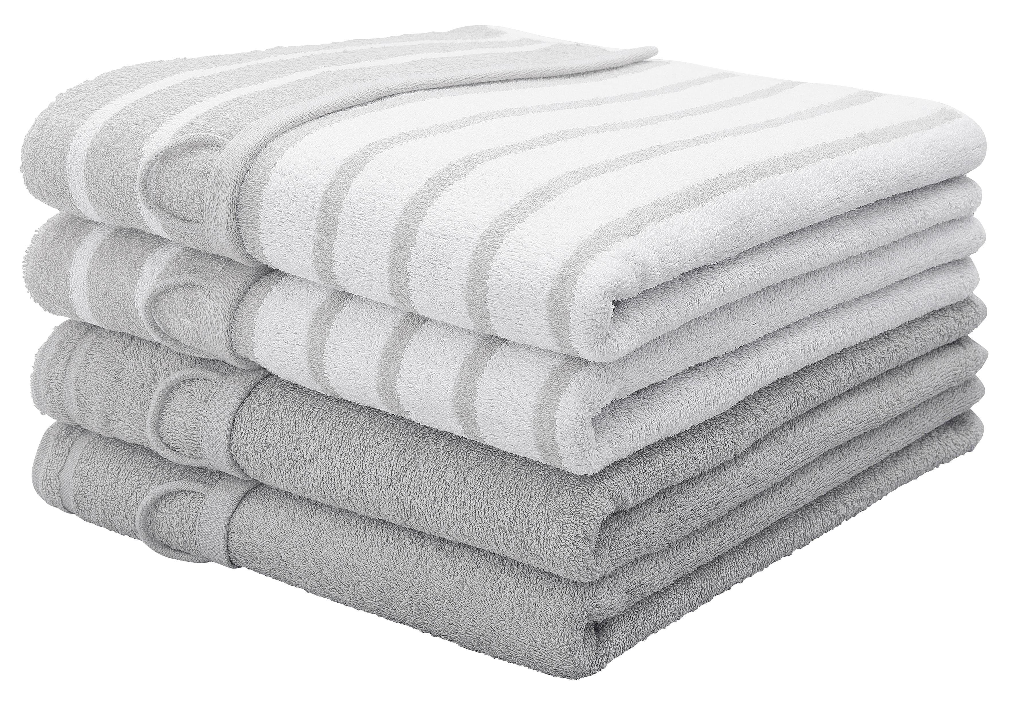 OTTO home Duschtücher Finn | Grau