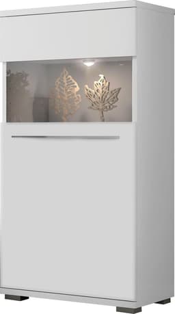 OTTO home Highboard Piano Vitrine | Weiß