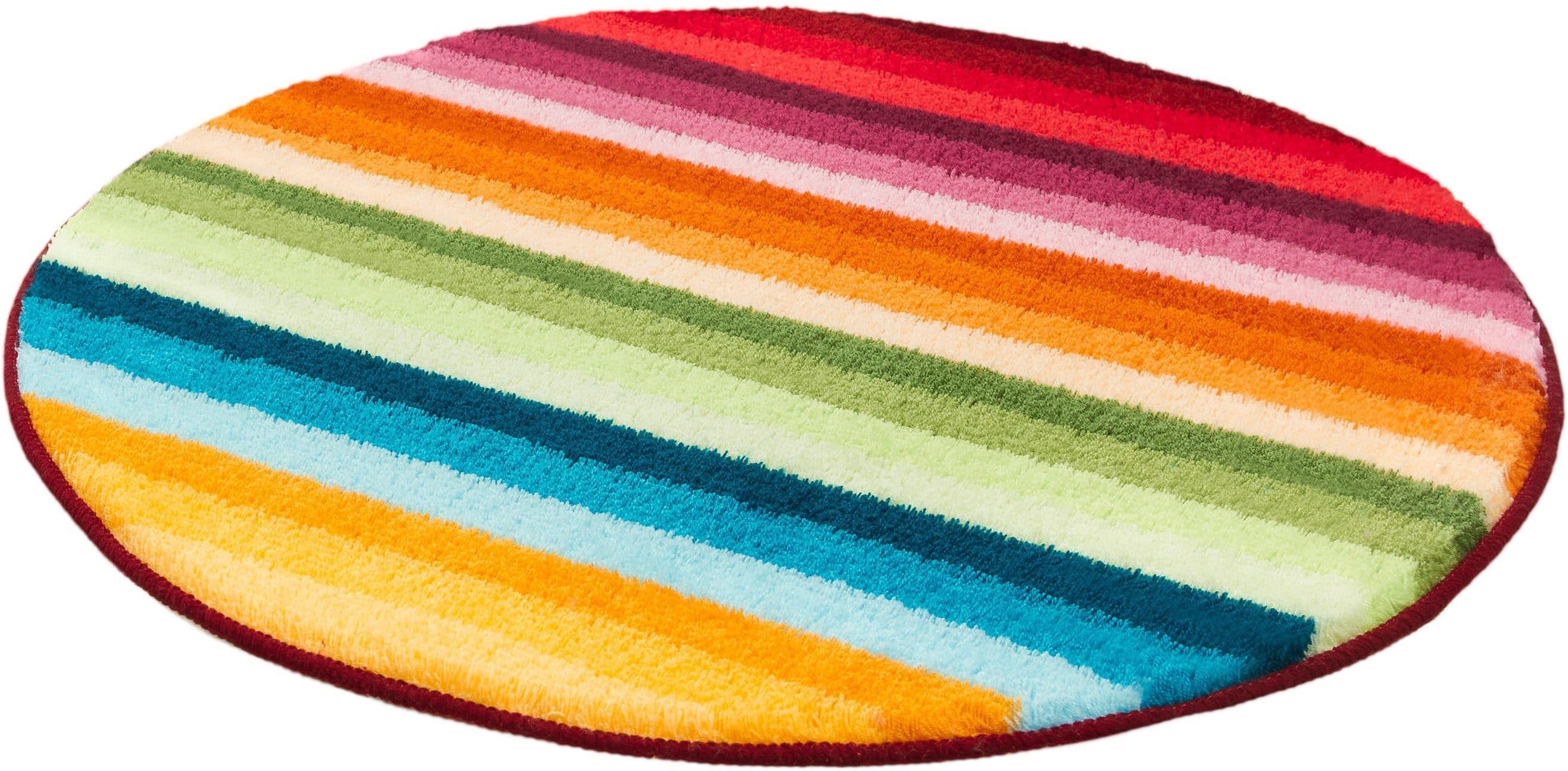 Kleine Wolke Badematte Funky | Mehrfarbig