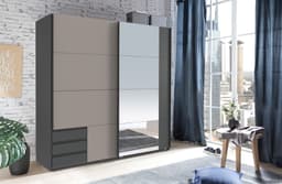 Wimex Schwebetürenschrank Emden | Grau