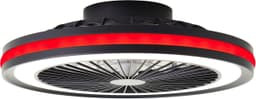 Brilliant LED Deckenleuchte Palmero | Schwarz