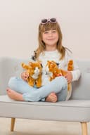 Teddy Hermann Kuscheltier Katze | Rot 4