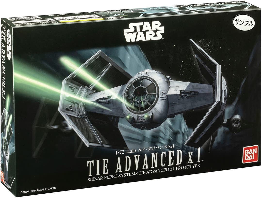 Bandai Modellbausatz TIE Advanced | Grau
