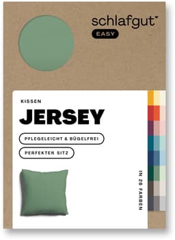 Schlafgut EASY JERSEY Kissenbezug | Grün