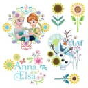 Komar Fensterbild Disney Frozen Flower | Mehrfarbig