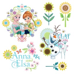 Komar Fensterbild Disney Frozen Flower | Mehrfarbig
