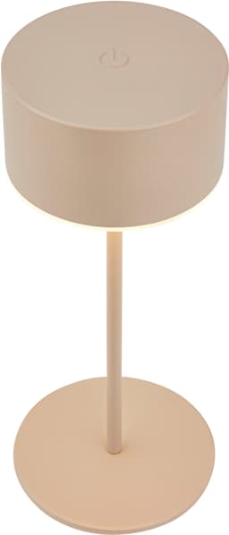 Briloner Leuchten LED Außen-Tischleuchte KLIRA 7629011 | Beige