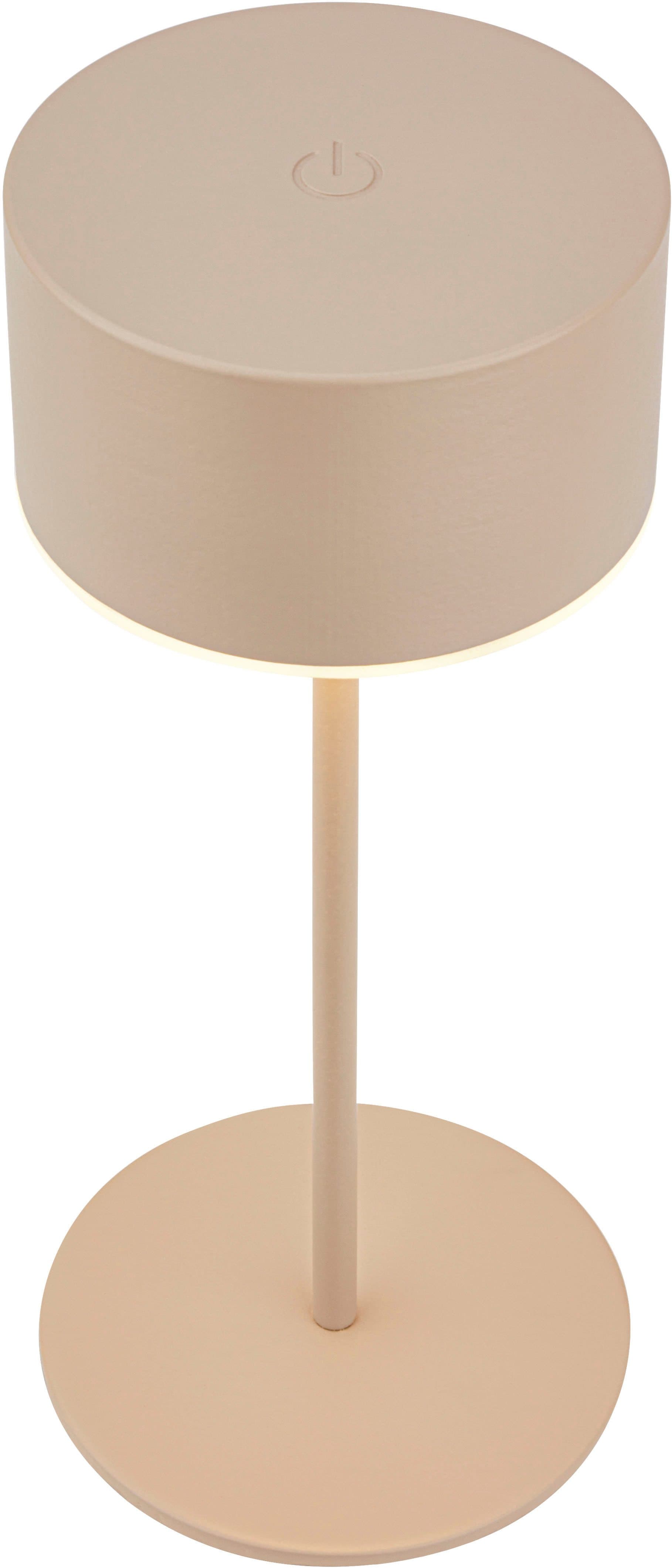Briloner Leuchten LED Außen-Tischleuchte KLIRA 7629011 | Beige