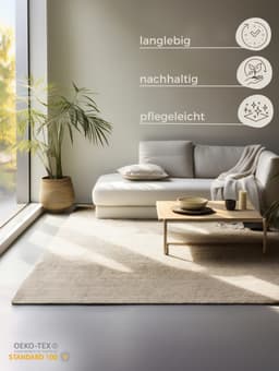 HANSE Home Teppich Jaipur Juteteppich | Beige