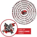 Einhell Akku-Zug-Kapp-Gehrungssäge TE-SM 36/8 L Li-Solo | Rot 5