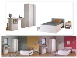 Parisot Jugendzimmer-Set Pirouette | Weiß