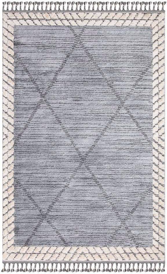 Carpet City Hochflor-Teppich Valencia 909 | Grau
