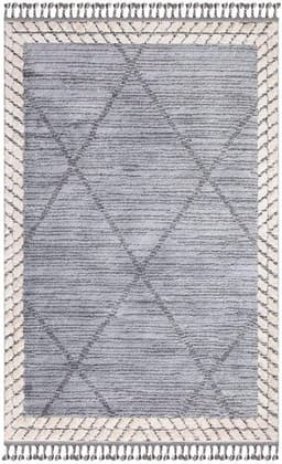 Carpet City Hochflor-Teppich Valencia 909 | Grau