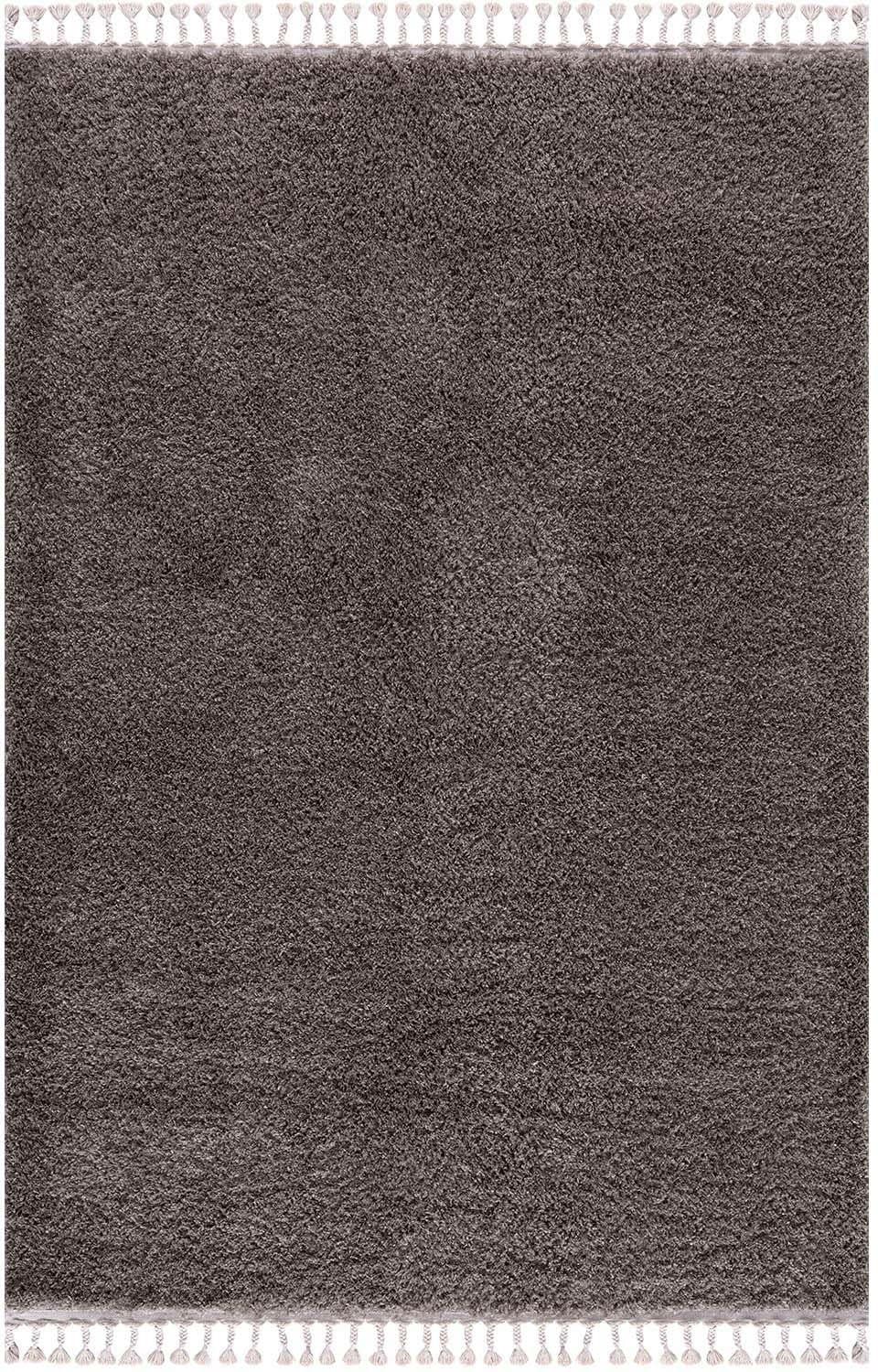Carpet City Pulpy 100 Hochflor-Teppich | Grau