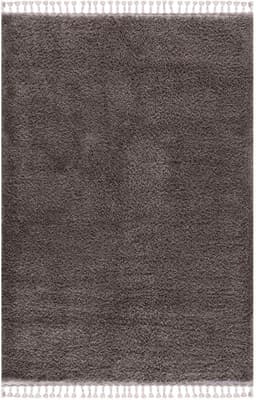 Carpet City Pulpy 100 Hochflor-Teppich | Grau