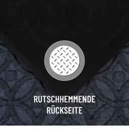 Wecon home Fußmatte Midnight Mosaic | Grau