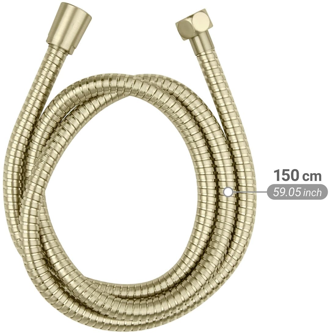 WENKO Brauseschlauch Brass | Gold