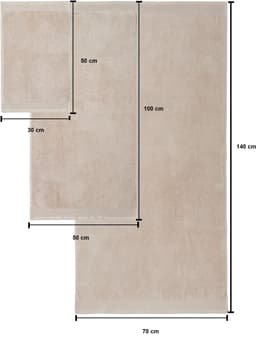 OTTO home Handtuch Set Fenya | Beige