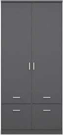 rauch Kleiderschrank Bremen | Grau 4