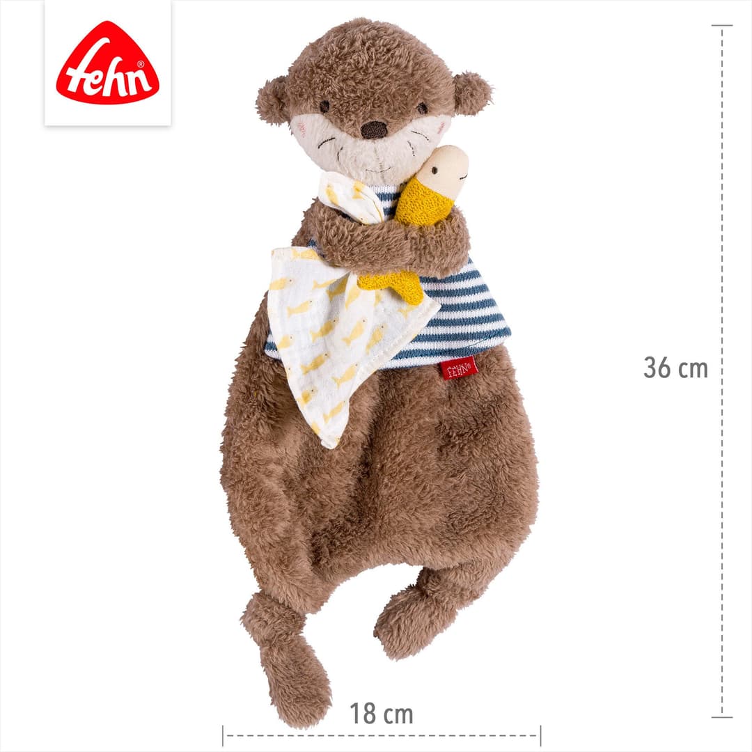 Fehn Schmusetuch Otter Theo | Braun