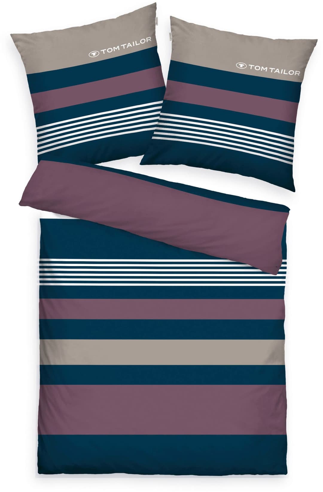 TOM TAILOR HOME Carl Bettwäsche-Set | Mehrfarbig
