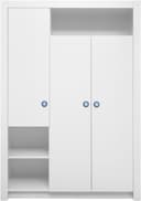 Begabino Drehtürenschrank Paula Kinderzimmerschrank Kleiderschrank 3