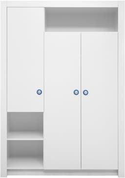 Begabino Drehtürenschrank Paula Kinderzimmerschrank Kleiderschrank