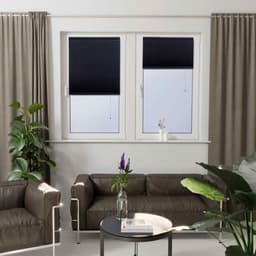 K-HOME Plissee COMO | Schwarz