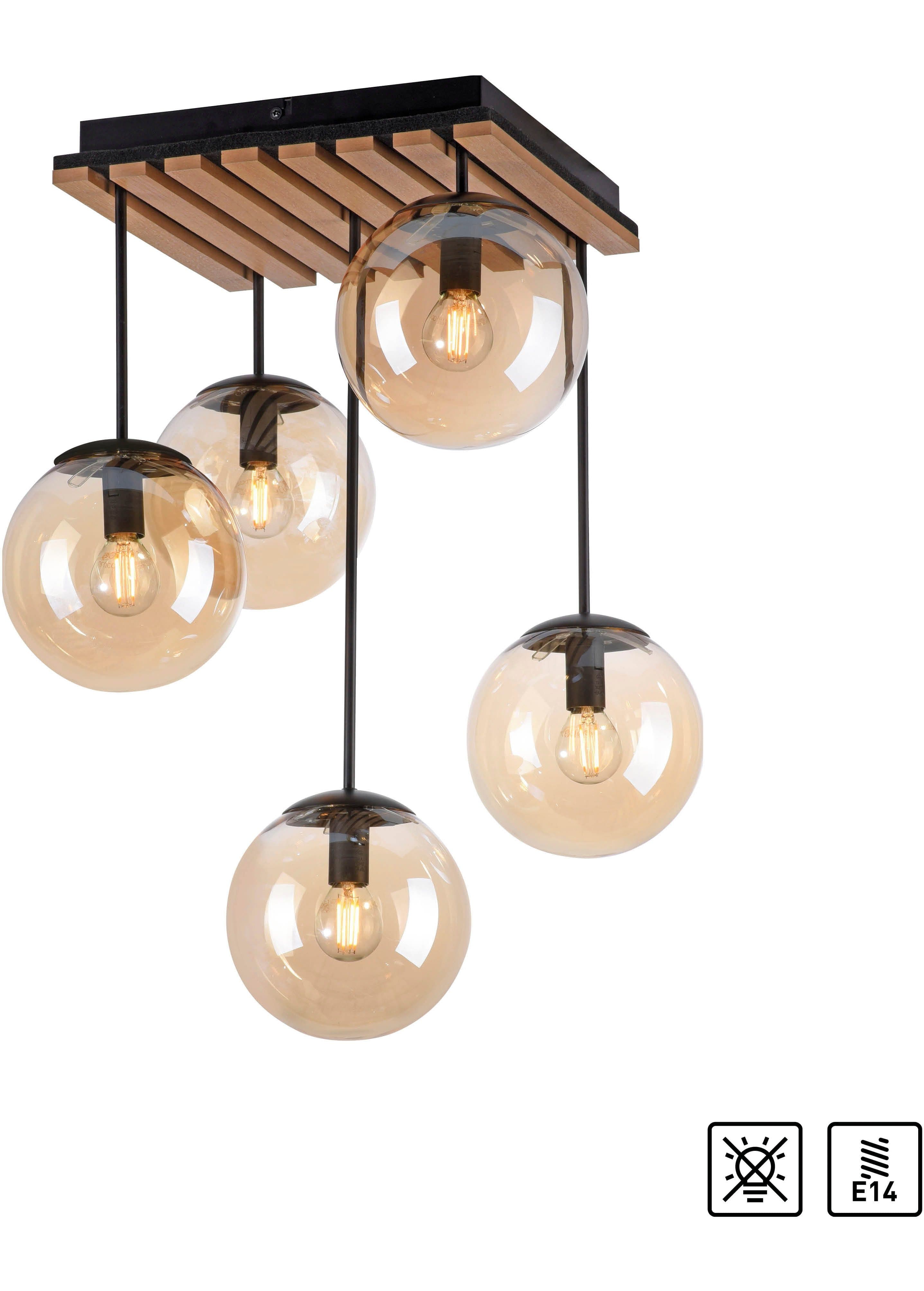 OTTO home Deckenleuchte Evinnia | Braun