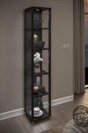 fif möbel Vitrine OPTIMA | Schwarz 2