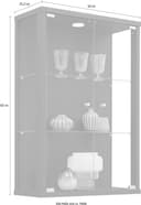 fif möbel Vitrine OPTIMA | Schwarz 2
