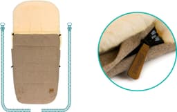Fillikid Fußsack Bernina Wool | Braun