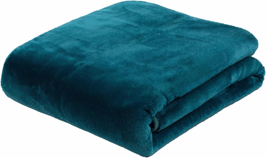 Wohndecke Premium Cashmere Feeling | Blau