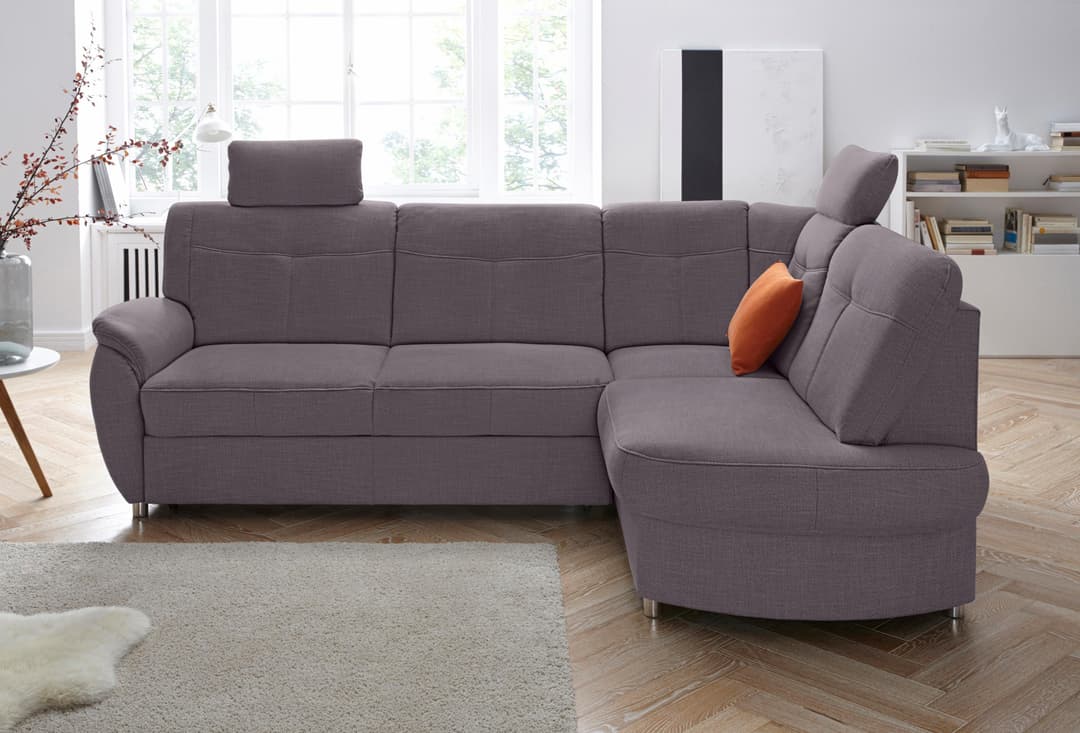sit&more Ecksofa Sonoma L-Form | Grau
