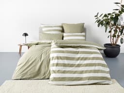 OTTO home Wendebettwäsche Big Stripe | Grün