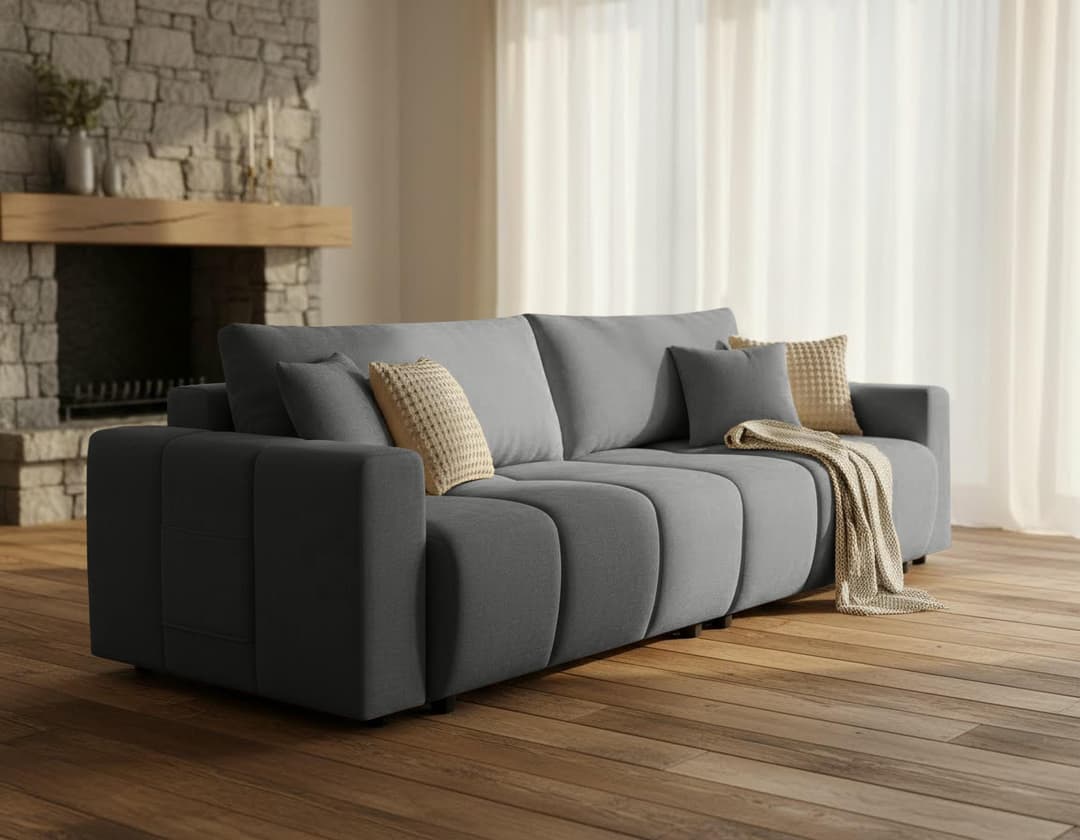OTTO home Schlafsofa YLVAA | Grau
