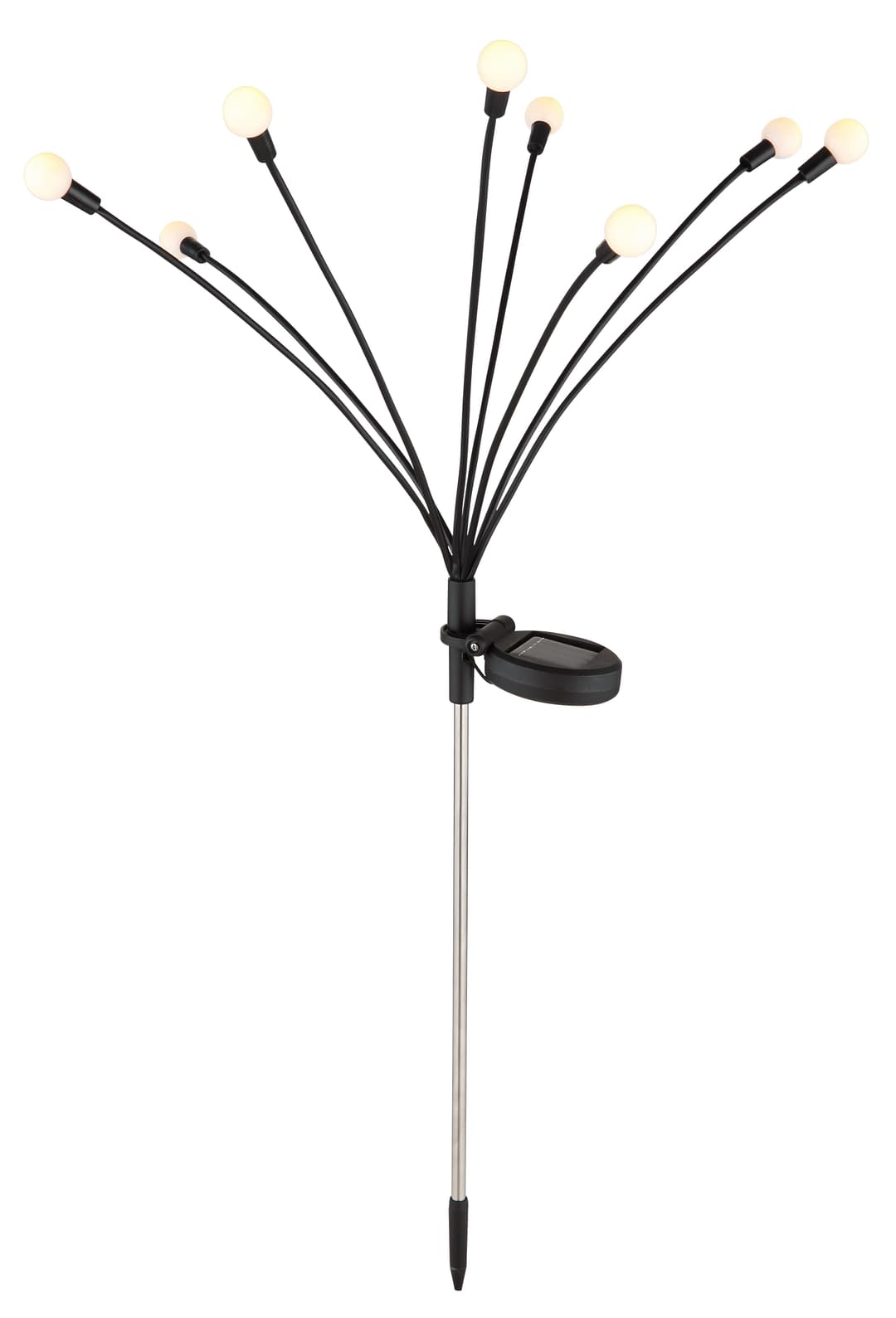 GLOBO LIGHTING LED Solarleuchte SOLAR | Schwarz