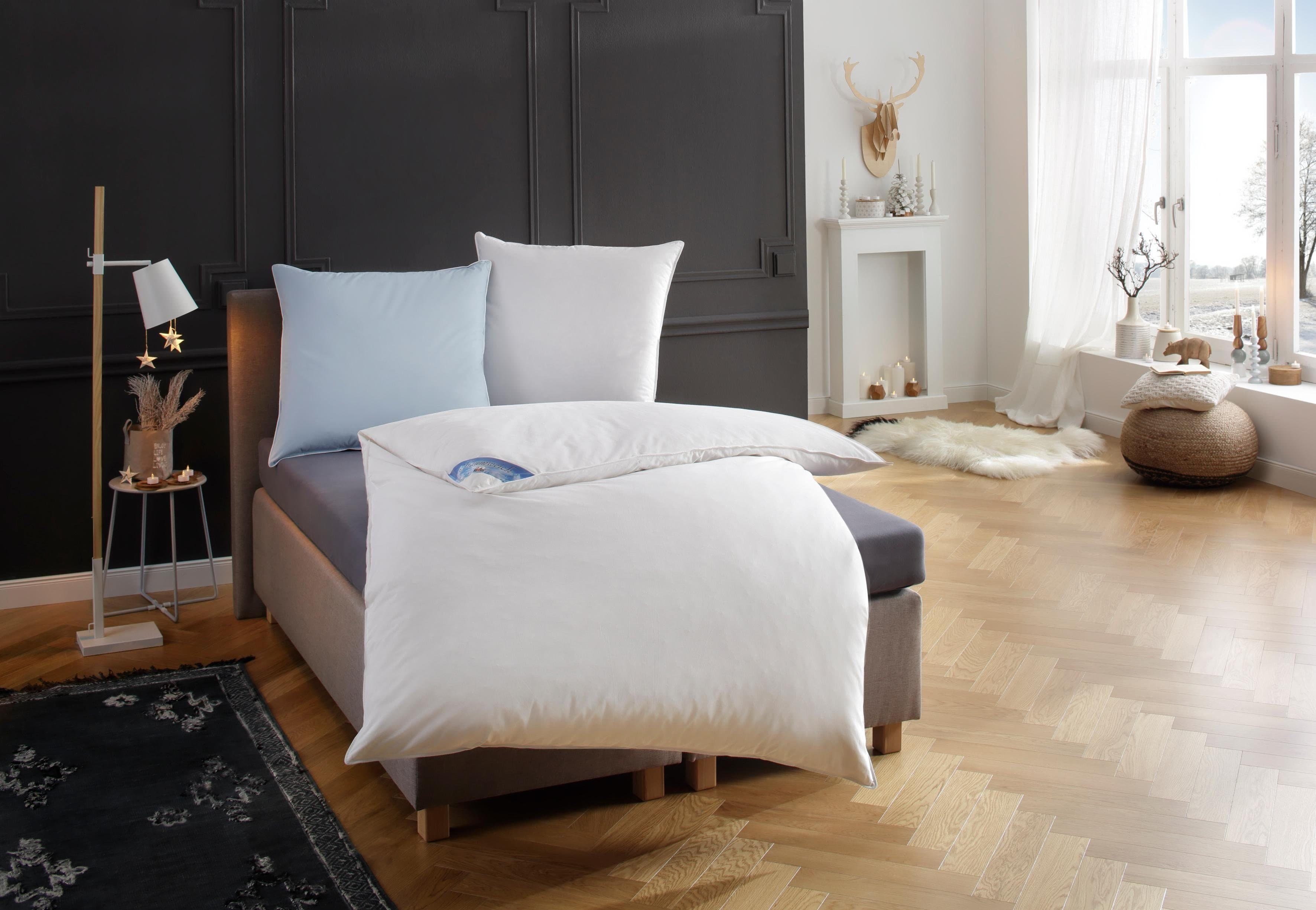 RIBECO Federbettdecke Leon | Weiß