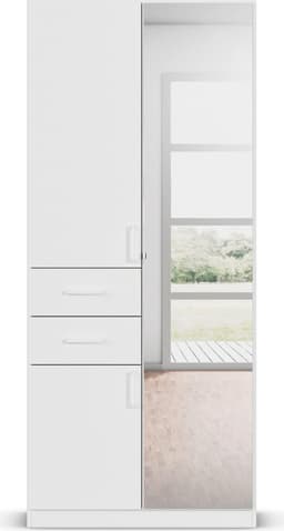 rauch Drehtürenschrank Maika | Weiß