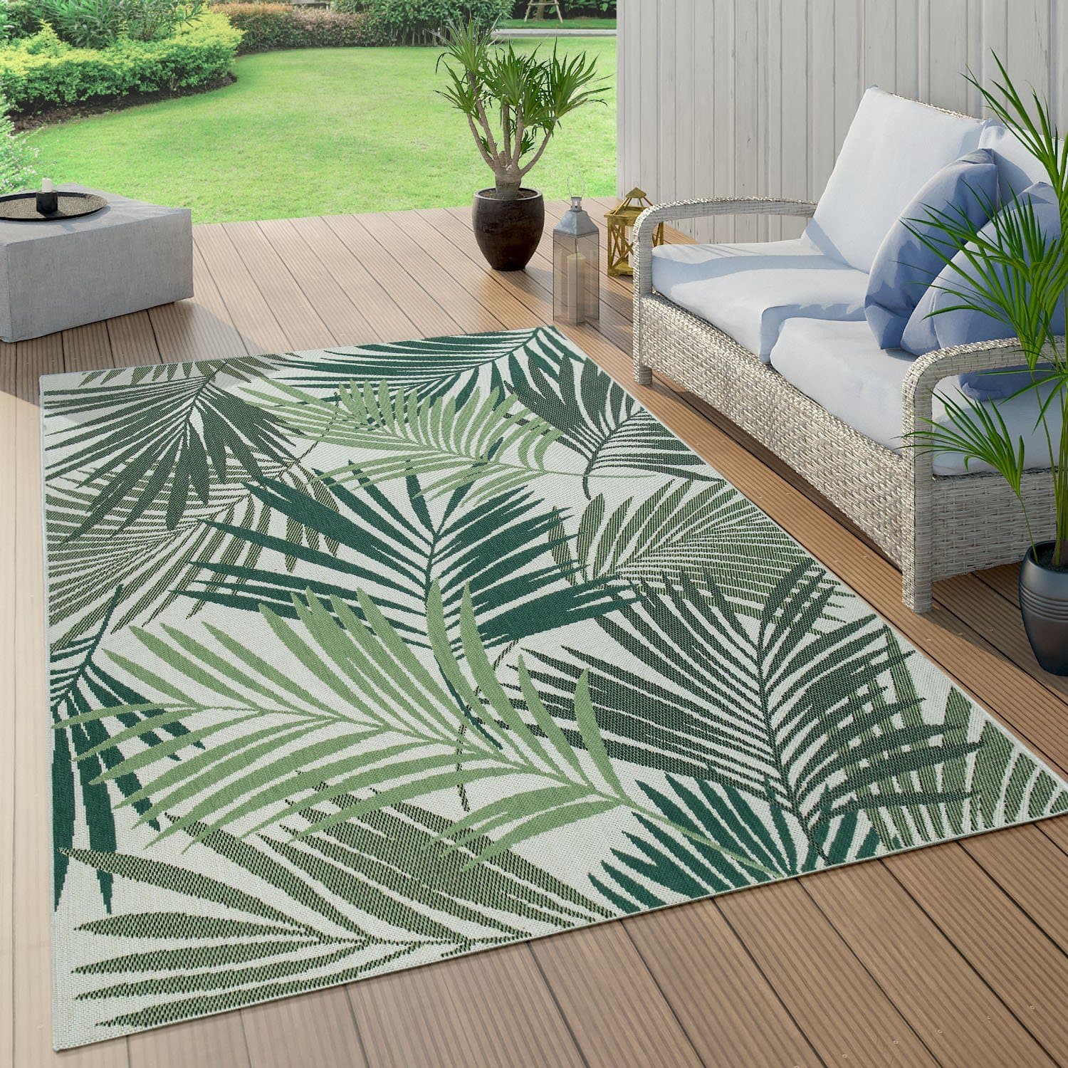 Paco Home Teppich Ostende 534 | Grün
