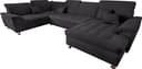 DOMO collection Wohnlandschaft Franzi | Grau