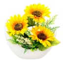 Kunstblumen Arrangement Sonnenblumen | Gelb