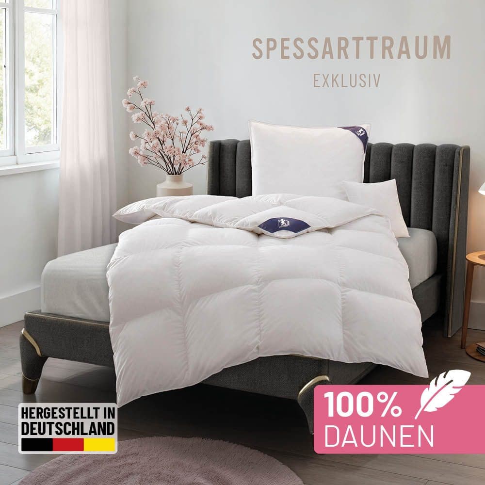 SPESSARTTRAUM Daunenbettdecke Exklusiv | Weiß