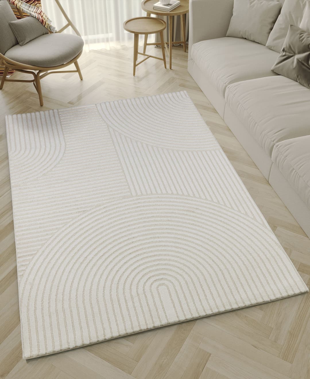 the carpet Teppich Everest | Beige