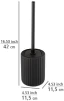 Wenko WC-Garnitur Belluno | Schwarz 2