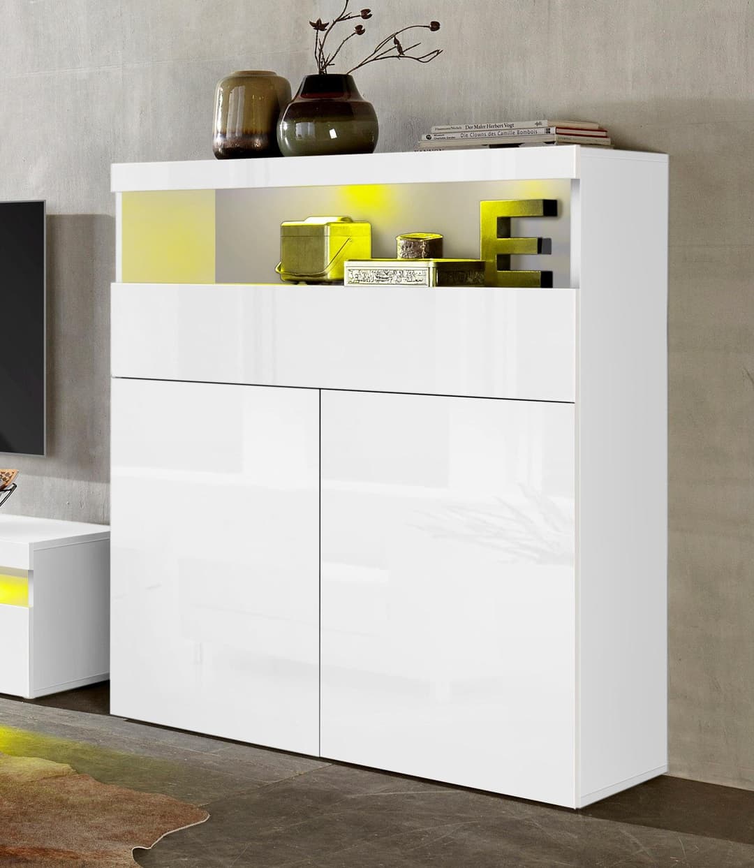 OTTO home Highboard Schrank | Weiß