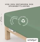Schlafgut Spannbettlaken PURE Bio-Baumwolle | Grün 4