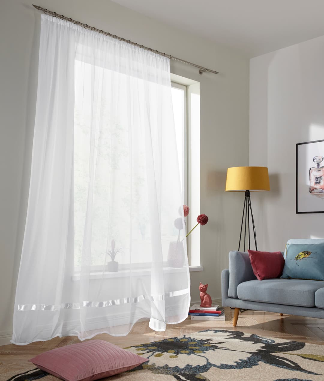 OTTO home Gardine Eby | Weiß