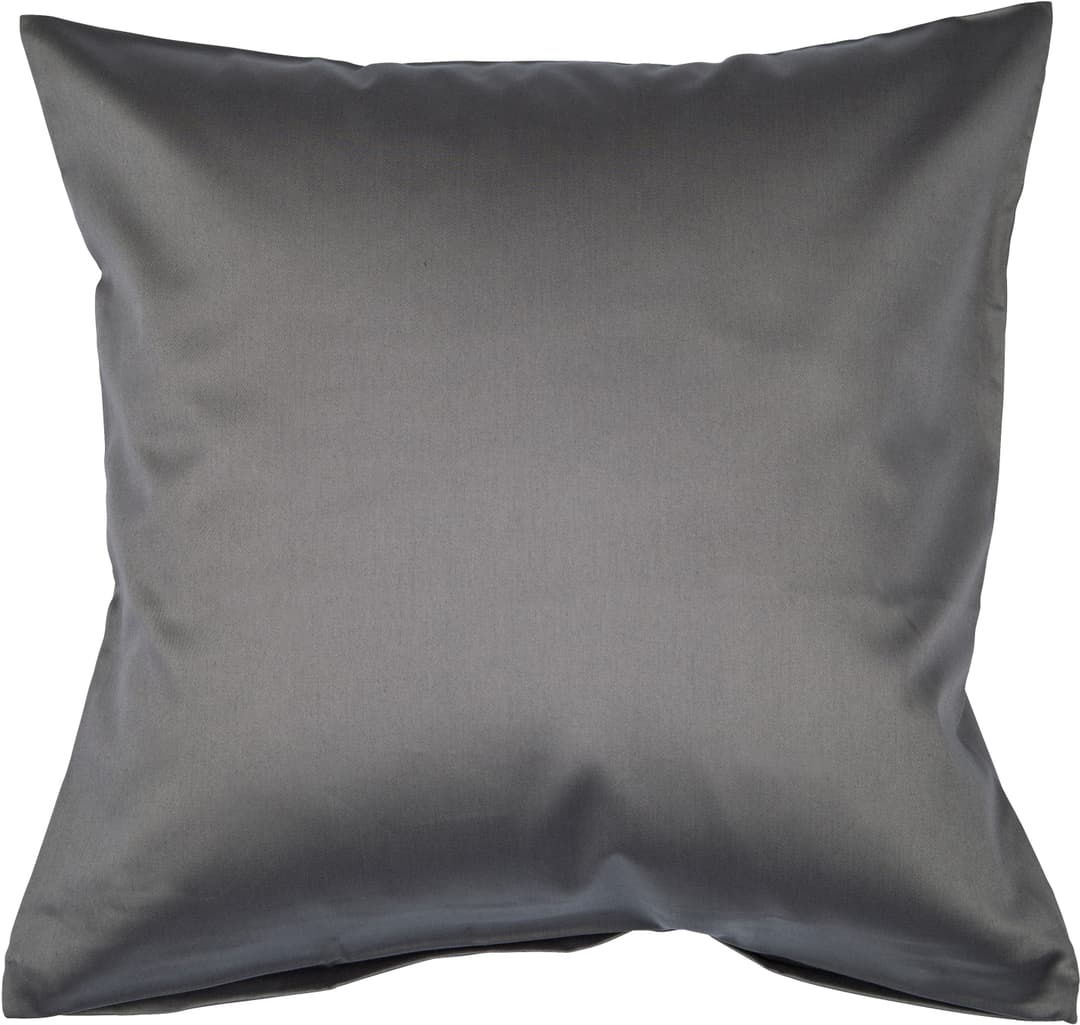 Janine Kissenbezug Colors Mako Satin | Grau